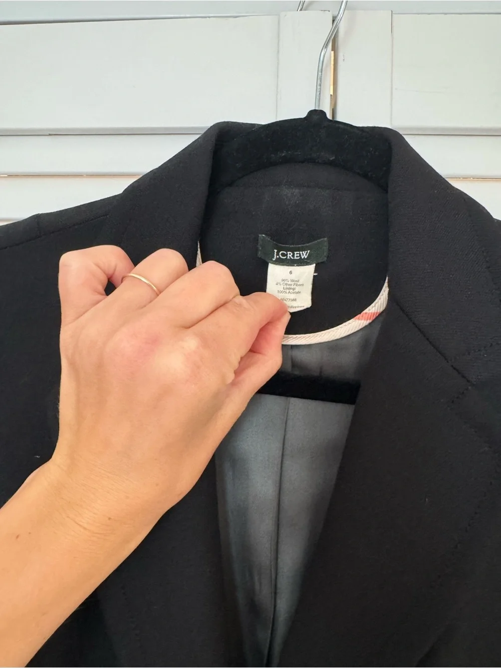 J. Crew structured single